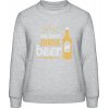 AWDis Sweat Mikina - Zachráň vodu - pi pivo - Šedivá sivá - XL - Dámske