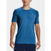 Pánske športové tričko Under Armour UA Rush Seamless GeoSport SS-BLU – modré Velikost: L