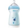 Chicco Kojenecká fľaša Natural feeling modrá 330 ml, 6 m+