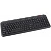 C-TECH klávesnice KB-102M USB, multimediální, slim, black, CZ/SK