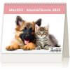 HELMA Stolový kalendár riadkový 17,1x13,9 cm - MiniMax Maznáčikovia 2026