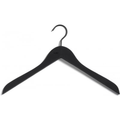 Hay Soft Coat Hanger Slim Black 4ks