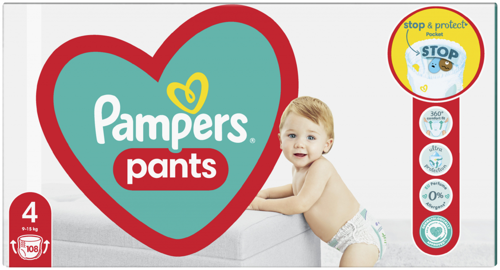 Pampers Pants 4 108 ks