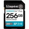 Kingston Canvas Go PLUS SDXC 256GB / UHS-I V30 / U3 / Class 10 / čítanie: až 200MBs / zápis: až 160 MBs (SDG4/256GB)