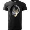 Pánske tričko Vlk 2 (Pánske tričko s vlkom)