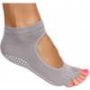 Grippy S2 ponožky na jogu, bezprsté šedý varianta 35968 - 35968