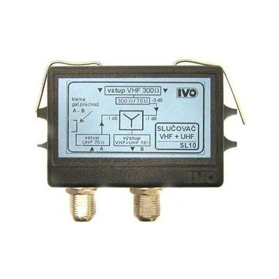 IVO SL10 pásmový slučovač UHFVHF300