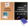 Creative Home Korková magnetická tabuľa 90x60cm