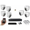 MS AI IP 7 kamerový set so switchom 5 Mpix WDome (6370K7B) (Monitorrs Security)