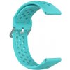Techsuit - Watchband 20mm (W004) remienok pre Samsung Galaxy Watch 4 / 5 / Active 2, Huawei Watch GT 3 (42 mm) / GT 3 Pro (43 mm) – tyrkysový