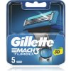 Gillette Mach3 Turbo náhradné hlavice 5 ks