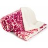 4Home Baránková deka Flowers ružová 150x200