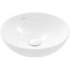 VILLEROY & BOCH - Loop&Friends Umývadlo na dosku, priemer 42 cm, bez prepadu, CeramicPlus, alpská biela 4A4601R1