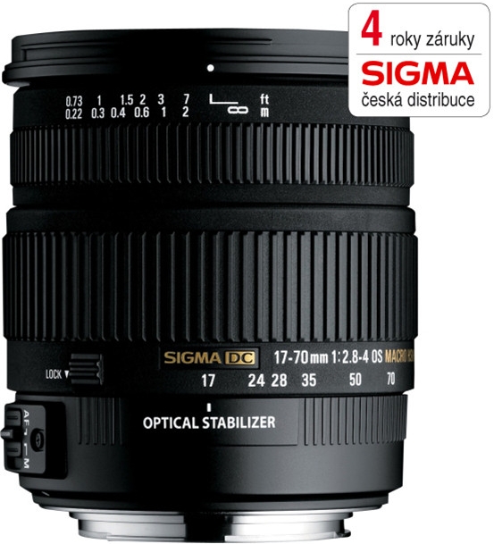 SIGMA 17-70mm f/2.8-4 DC Macro OS HSM Nikon od 499 € - Heureka.sk