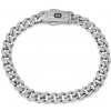 iZlato Forever Monaco Chain bracelet Classic Plain Pavé lock 8 mm IZ30147AN