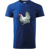 Sliepka kreslená biela - Tričko extra veľké (5-8XL) - 5XL ( Kráľovská modrá )