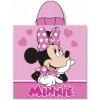 Faro Plážové pončo Minnie srdiečka 55x55 cm