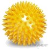 GYMY MASÁŽNA LOPTIČKA - ježko 8 cm žltá 1 ks