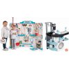 Set práčovňa a lekárska ordinácia Rowenta Wash&Clean Smoby s anatómiou ľudského tela a elektronický vysávač so zvukom