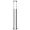 EDERA stĺpikové záhradné svietidlo, E27, max. 15W, IP44, 65 cm, nerezová oceľ