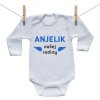 Boodyy Body s dlhým rukávom Anjelik našej rodiny 92 (18-24 mesiacov)
