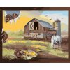 ZUTY Maľovanie podľa čísel - KRYSA V OBRAZE FARMY A KONE (D. RUSTY RUST) Rámovanie: vypnuté plátno na rám, Rozmer: 80x100 cm