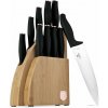 Sada nožov Berlingerhaus so stojanom BAMBOO 10 ks Black Rose Collection