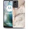 Picasee ULTIMATE CASE pro Motorola Moto E14 - Cream marble