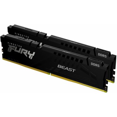 Kingston FURY Beast/ DDR5/ 16GB/ 6000MHz/ CL40/ 2x8GB/ Black KF560C40BBK2-16