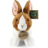 Rappa Plyšový králik bielo-hnedý sediaci 16 cm ECO-FRIENDLY
