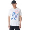 Pánske tričko s krátkym rukávom New Era MLB PLAYER GRAPHIC TABLE TEE NEW YORK YANKEES biele 60578590 - XXL