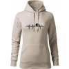 EKG basketbal - Mikina dámská Cape s kapucí - XL ( Ľadovo sivá )
