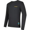 LA SPORTIVA Climbing on the Moon Sweatshirt M Carbon/Giallo - M