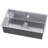 Erga HD, 1-komorový oceľový drez 740x440x210 mm, oceľová, ERG-MLS-HD7444
