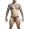 Mob - dngeon red jockstrap with chains one size