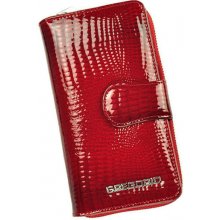 Kožená peňaženka na karty GF116 červená
