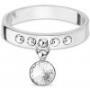 Prsteň číry sa Swarovski Elements Glee PKO1122SS29C Krystal 56