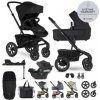 EASYWALKER SET Kočík 4v1 Jimmey Pepper Black XXL AIR + RWS + CYBEX Aton B2 i-Size +základňa