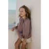LiiLU dievčenská mušelínová blúzka SS24 - 063 pale mauve Velikost: 152 100% organická bavlna