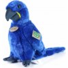 Plyšák RAPPA Plyšový papagáj modrý ara hyacintový stojaci 25 cm, Eco-Friendly (8590687201842)