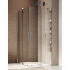 RONAL AMALIA D35SE2 90cm pravé sprchové dvere do kombinácie / kút rohový, chróm, sklo číre, D35SE2R0905007