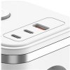 Viking síťový adaptér Y33, 3x 230 V, 1x USB-A, 2x USB-C, tlačítko ON/OFF, bílá