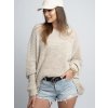 Oversize dámsky sveter COCO BEIGE , ZVOĽTE VEĽKOSŤ OBLEČENIA UNI ( S, M , L )