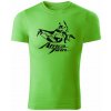 T-ričko Honda Africa Twin CRF1000L pánske tričko Farba trička: Jablkovozelená, Farba potlače: Čierna, Veľkosť: XL