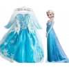 Karnevalový kostým Kráľovná Elsa 130 Veľkosť Modrá