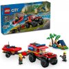 LEGO City 60412 Hasičské auto 4x4 a záchranný čln