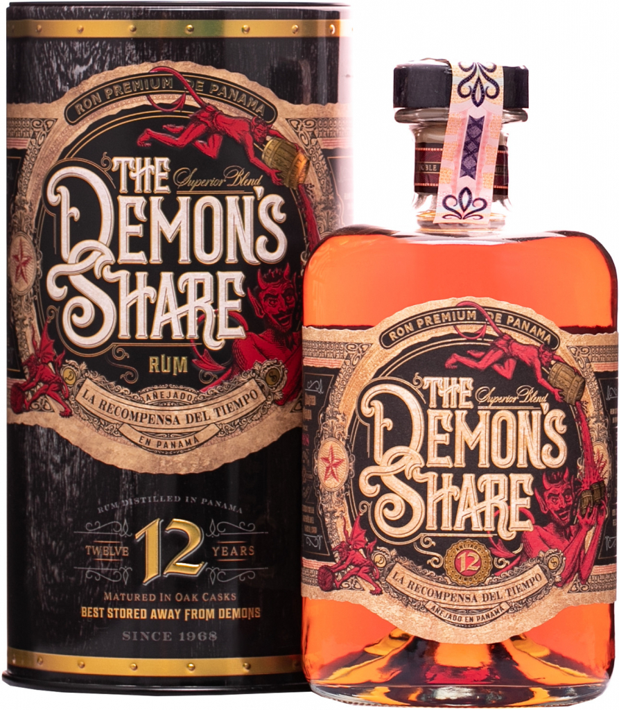 The Demon\'s Share Rum 12y 41% 0,7 l (kazeta)