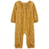 CARTERS CARTER'S Overal bez nožičiek Yellow Flowers dievča 3m