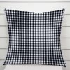 Biante Bavlnená obliečka na vankúš Olivia OL-015 Čierno-biela kocka malá 30 x 50 cm