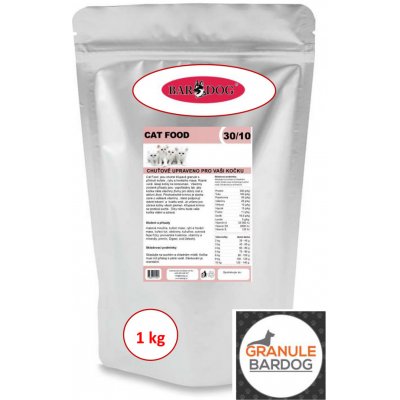 Bardog Prémiové krmivo pro kočky Cat Food 30/10 1 kg